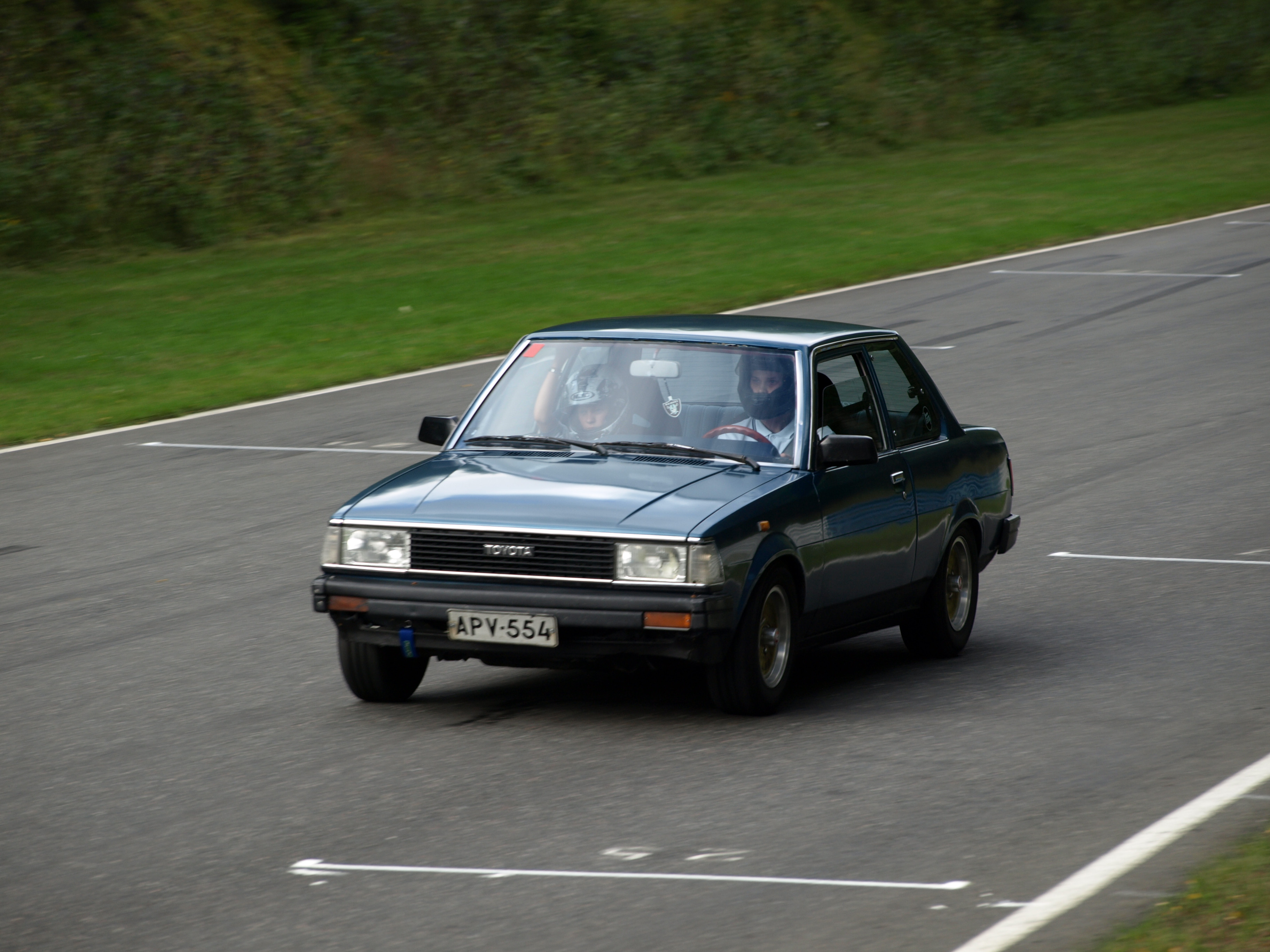 Fintoys-ratapÃ¤ivÃ¤ 27.8.2016 Ahvenisto Race Circuit, Sininen KE70 Toyota Corolla 1.3 DX