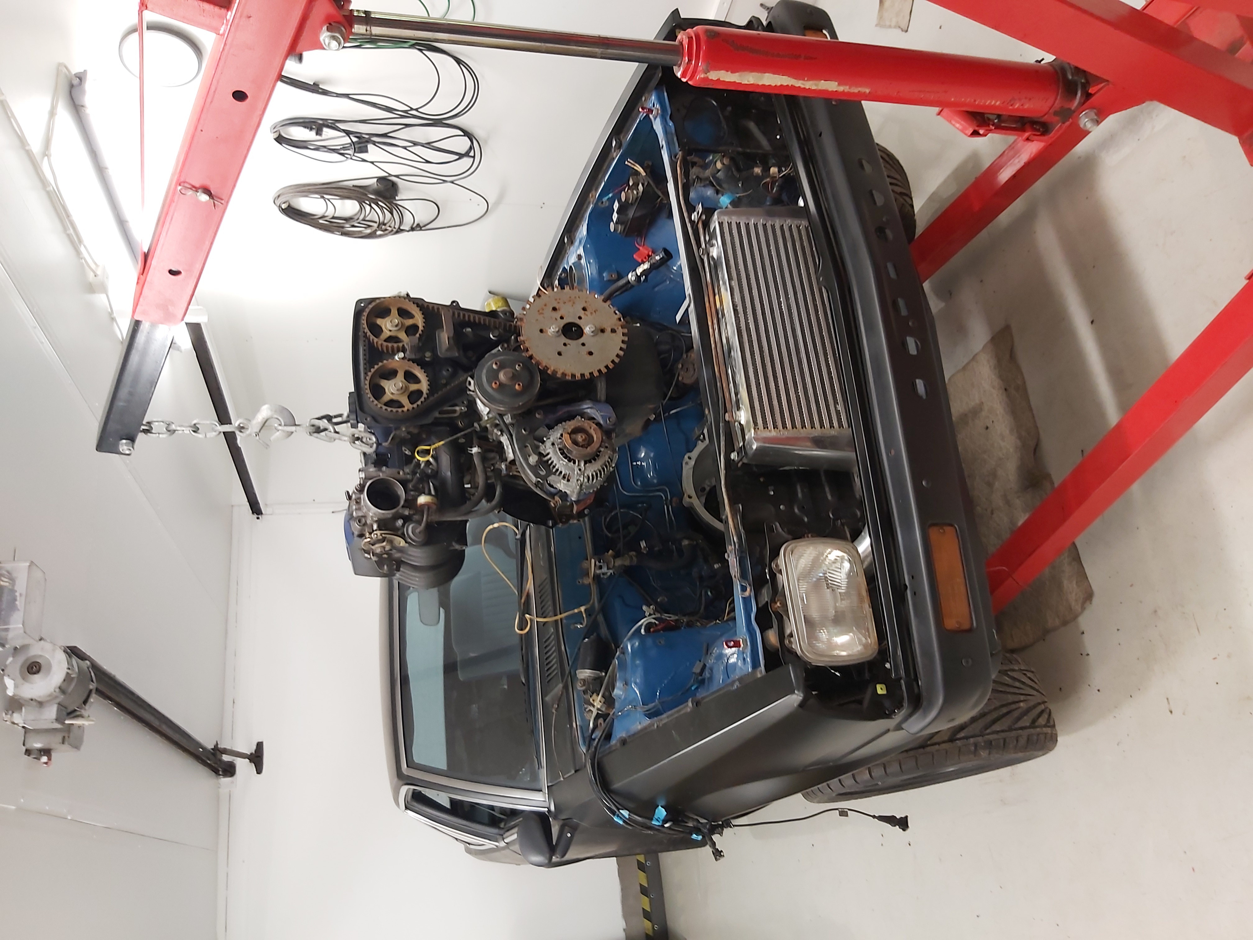 Turbo Coupe te71, Konetta pois